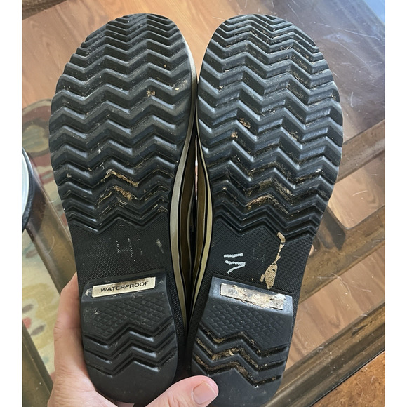 Sorel Women Tivoli II Black/Blue Plaid Waterproof Snow Boots 8 Winter Lined Warm - Picture 7 of 12